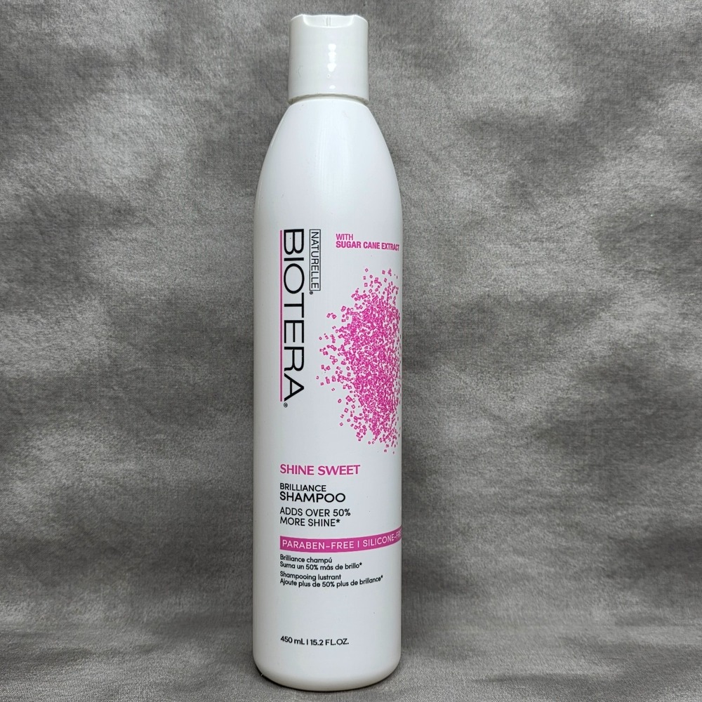 Naturelle BIOTERA Shine Sweet Brilliance Shampoo 15.2 oz w/Sugar Cane Extract
